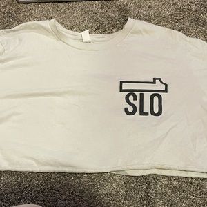 Women’s rights white crop top